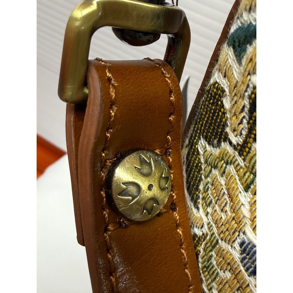 Patricia Nash LESINA Discovery Tapestry & Leather Tan Tote NEW $399 309 OF 400 - Picture 14 of 16